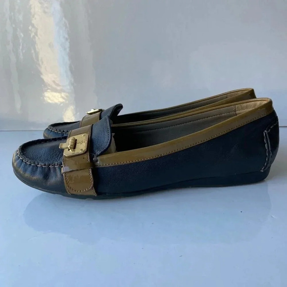 Cole Hann Nike Air leather Buckle Loafers Sz 10 - Picture 2 of 10